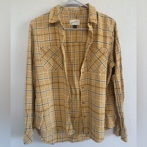 Autumn yellow universal thread flannel